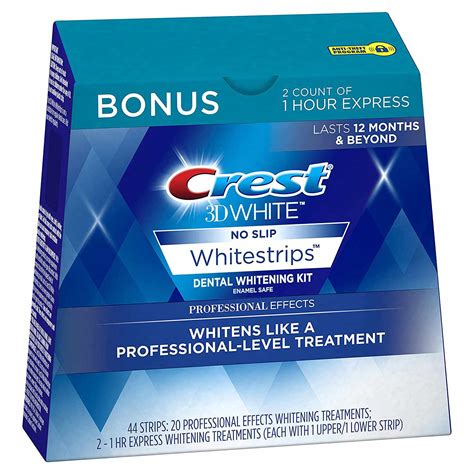 dentist recommended whitening strips.